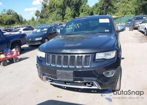 2014 Jeep Grand Cherokee Overland z USA, uszkodzony, nr VIN 1C4RJFCG8EC122627